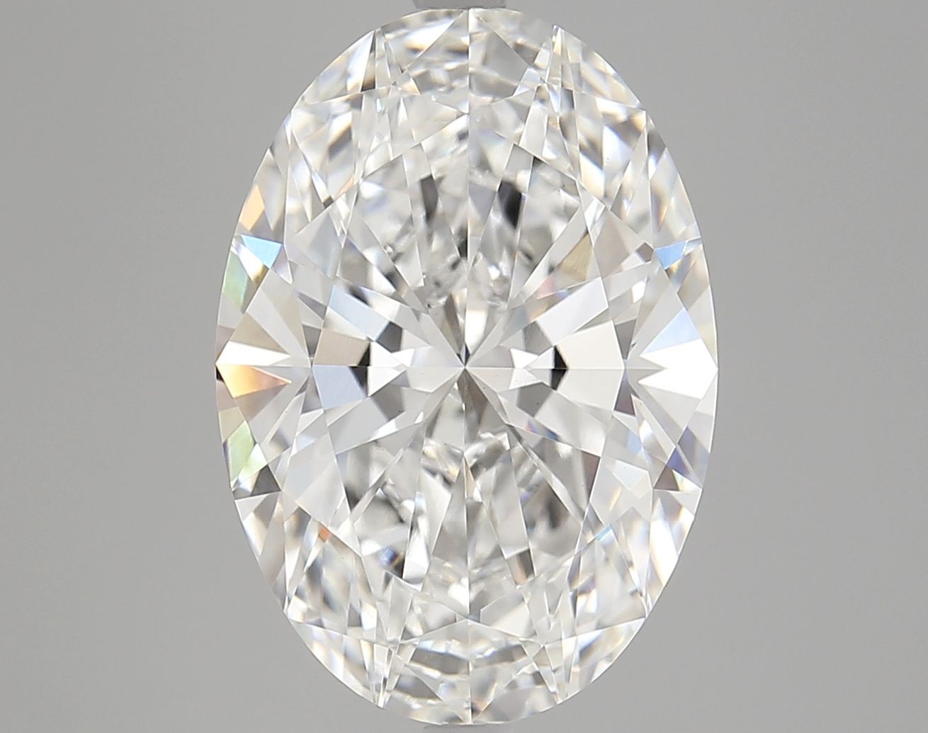 7.08 ct. oval Lab Grown Diamond front image