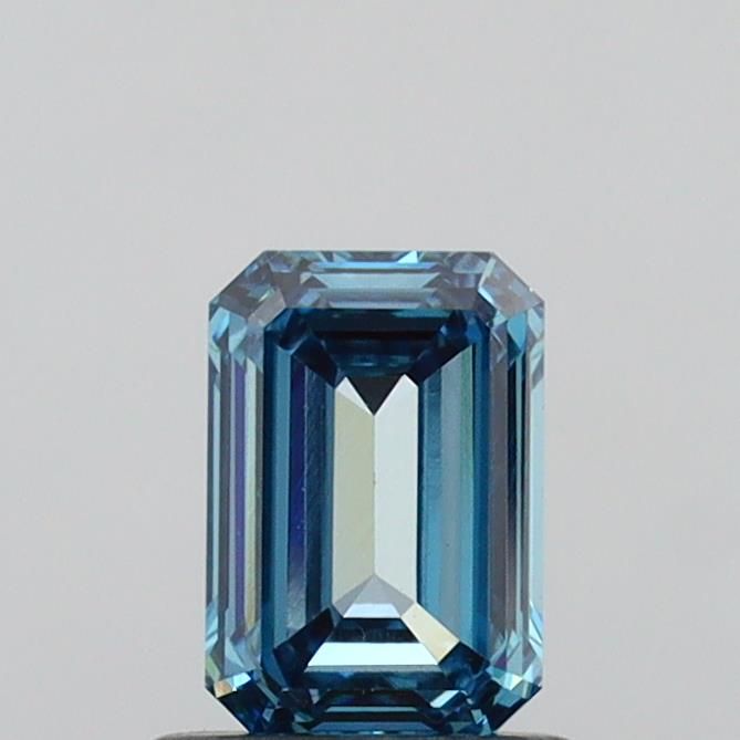 0.79 CT Fancy Vivid Blue EMERALD