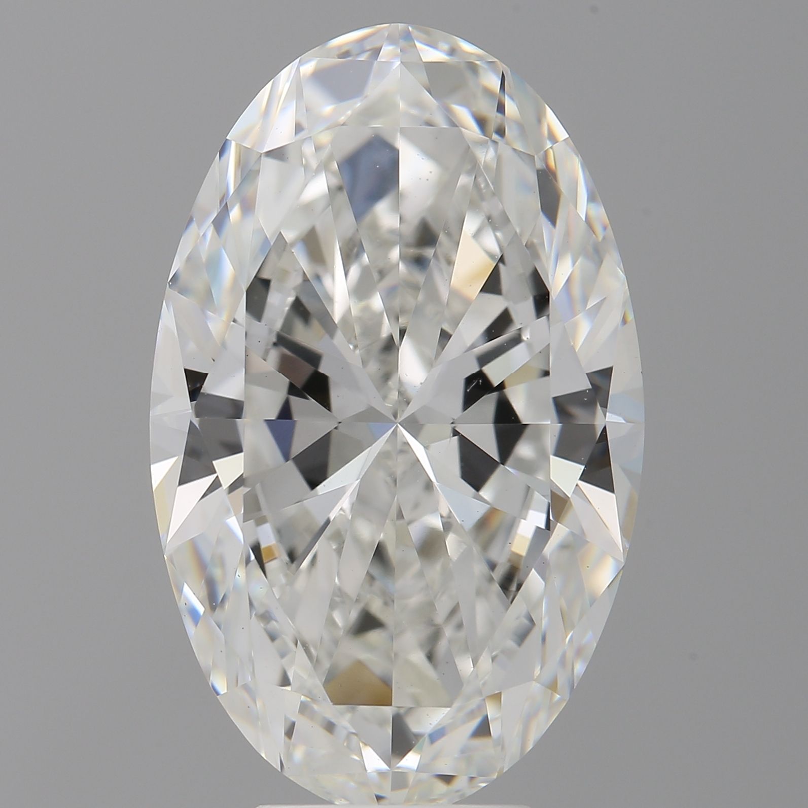 7.03 ct. oval Lab Grown Diamond front image