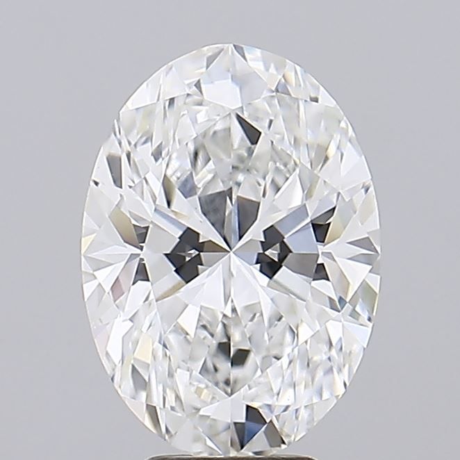 3.93 ct. oval Lab Grown Diamond front image