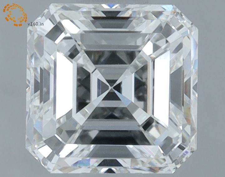 1.1 ct lab-grown Asscher Diamond