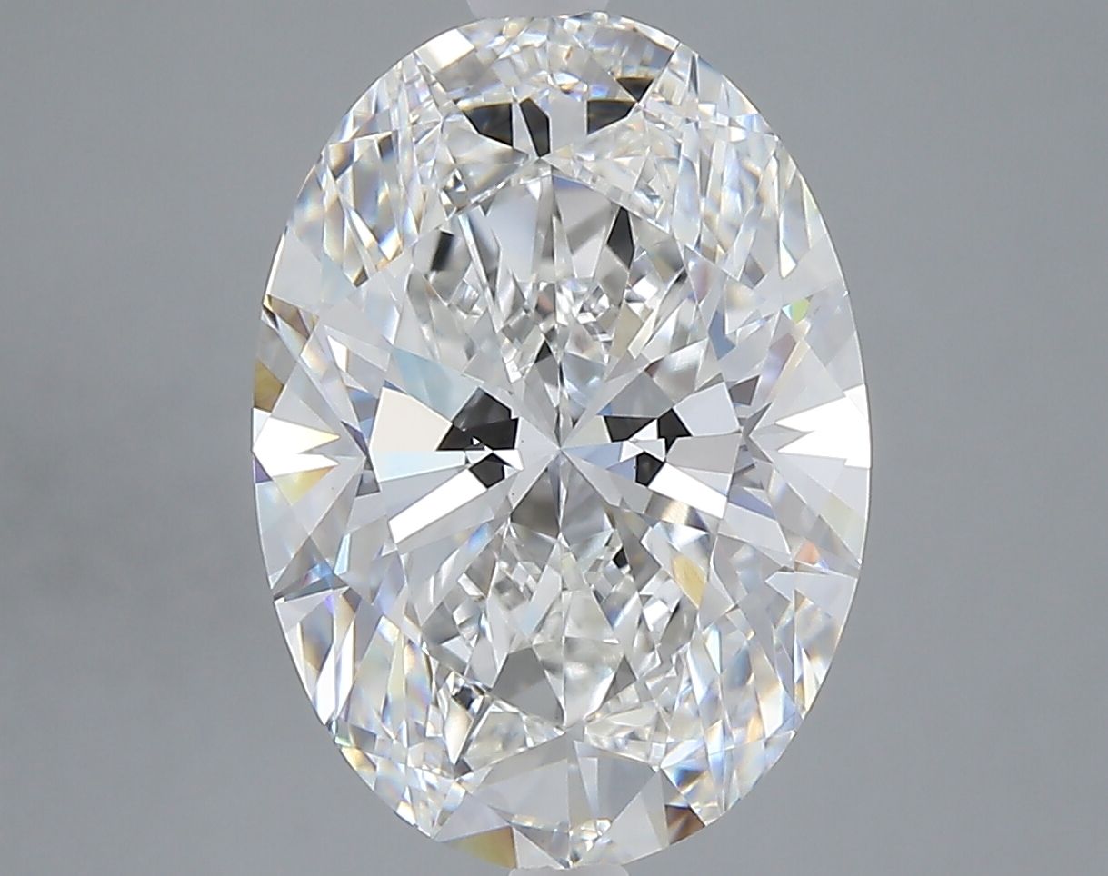 5.24 ct. oval Lab Grown Diamond front image