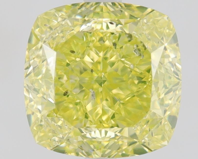 Diament 1.66 ct Fancy Intense Greenish Yellow/SI2
