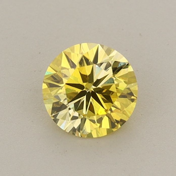 0.53 CT Fancy Intense Yellow ROUND