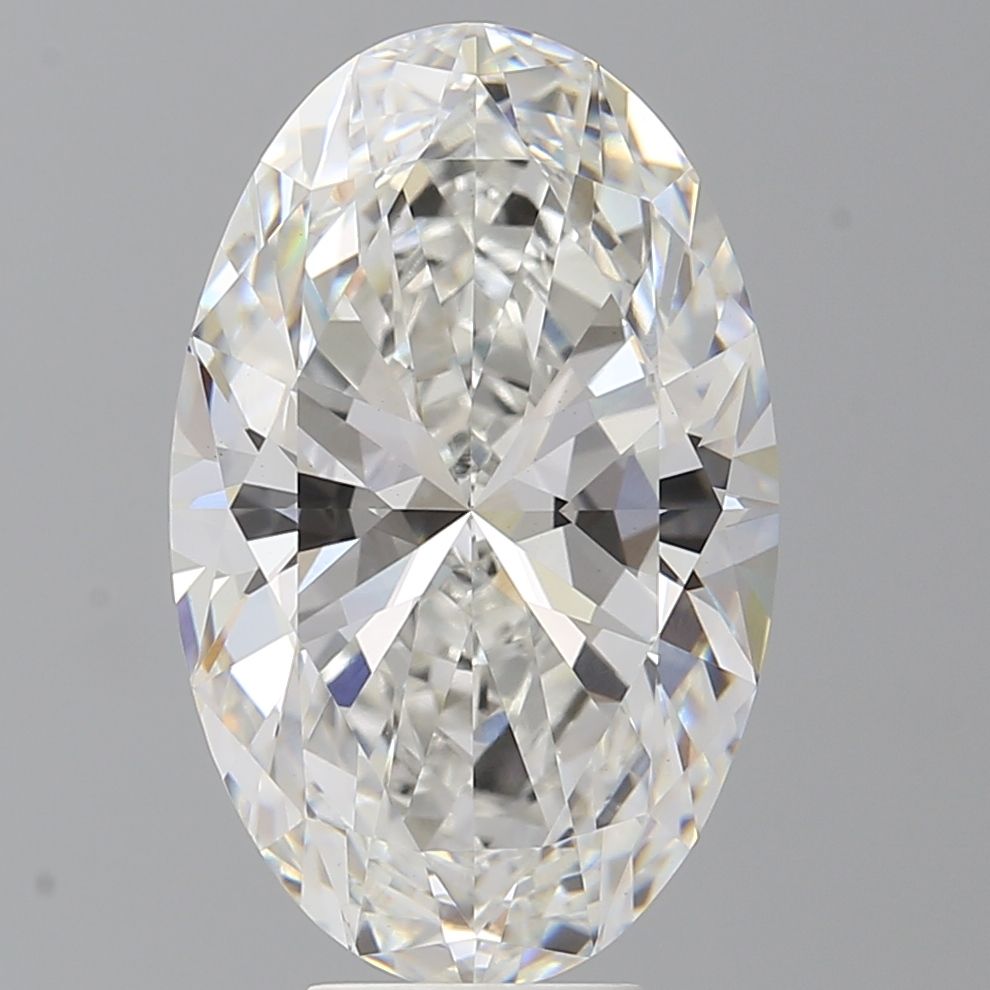 7.60 ct. oval Lab Grown Diamond front image