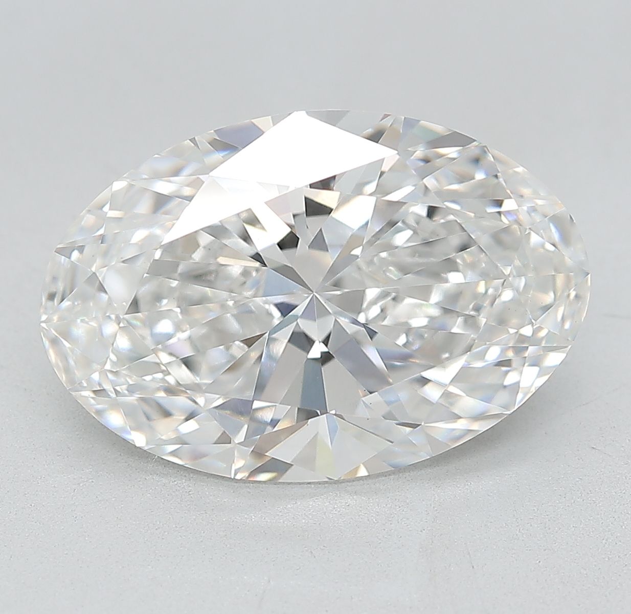 5.36 ct. oval Lab Grown Diamond front image