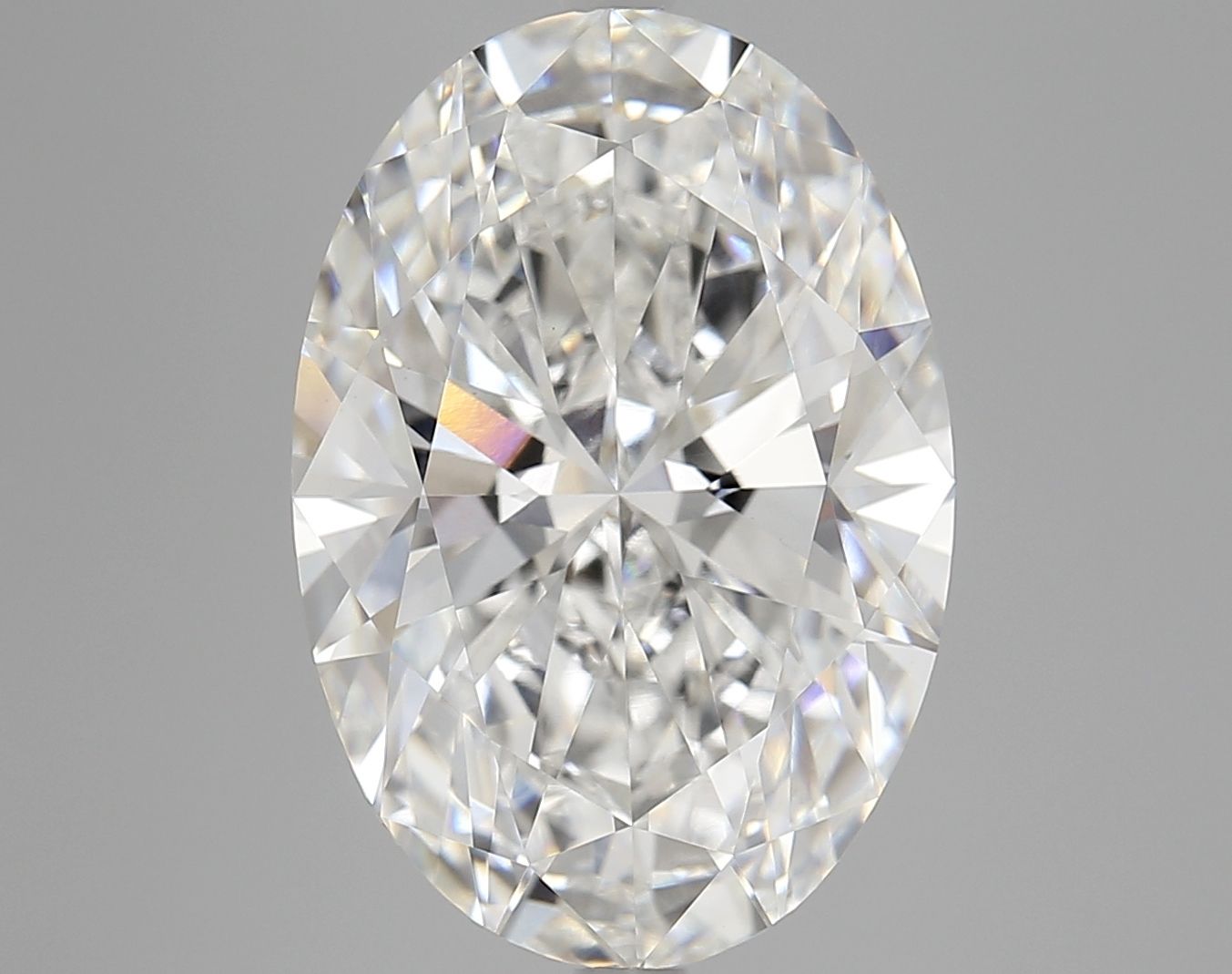 8.04 ct. oval Lab Grown Diamond front image