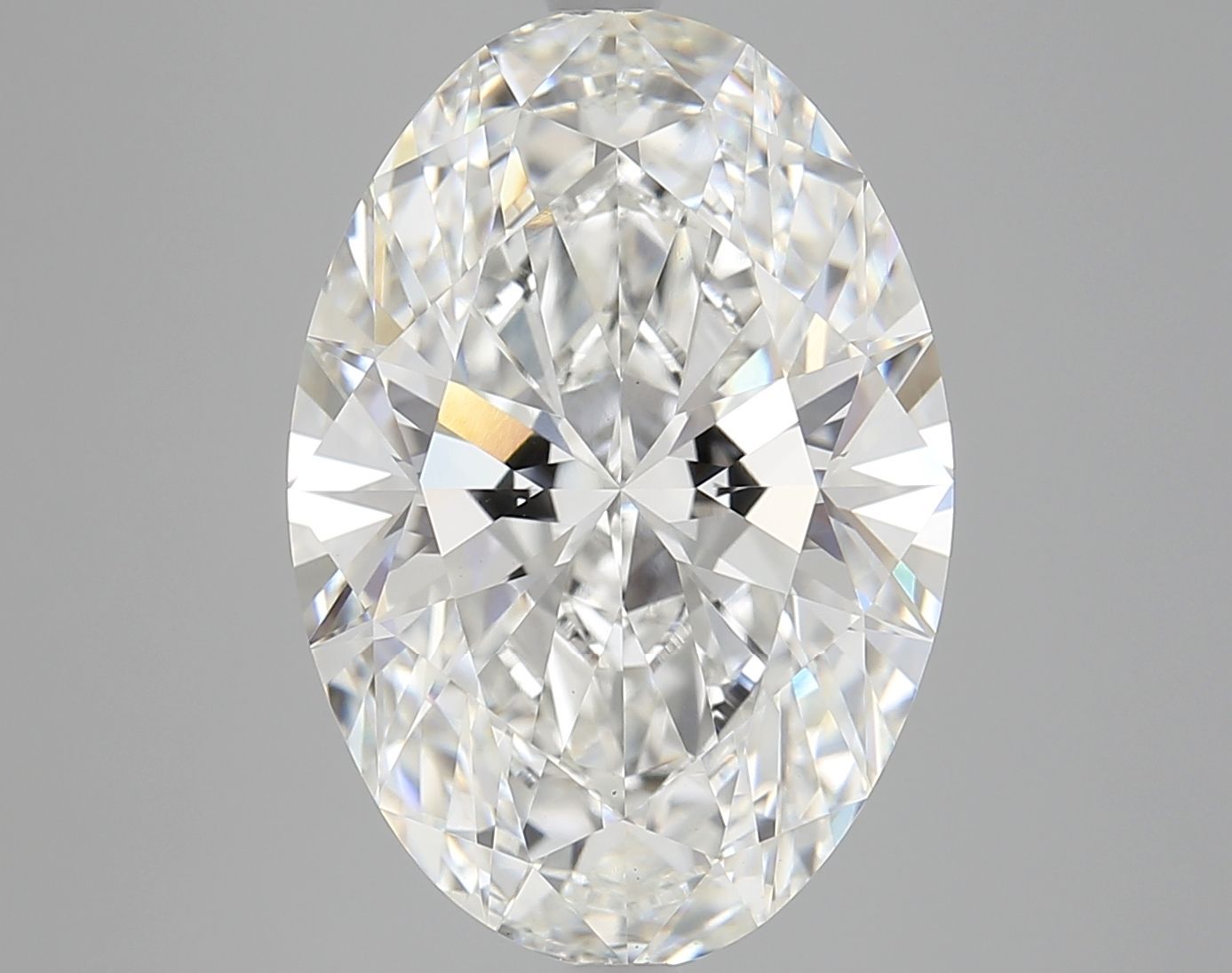 8.10 ct. oval Lab Grown Diamond front image