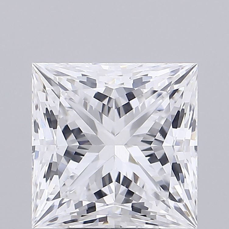 5.26 ct. princess Lab Grown Diamond front image