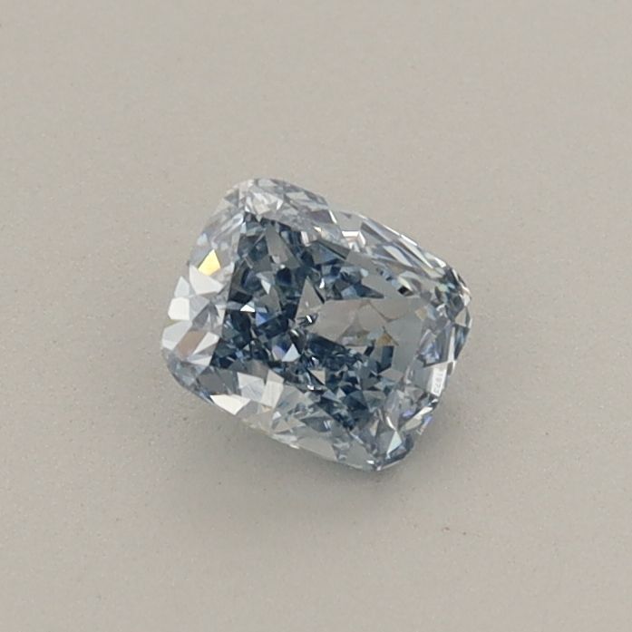 0.36 CT Fancy Intense Blue CUSHION MODIFIED