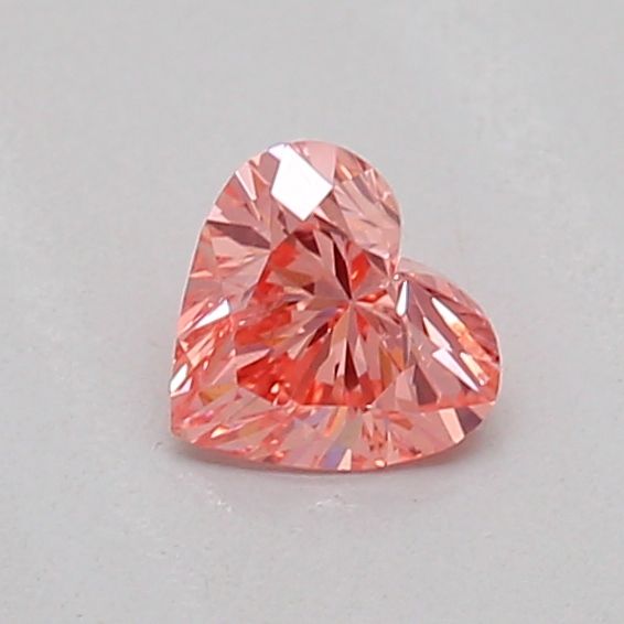 0.21 CT Fancy Vivid Pink HEART