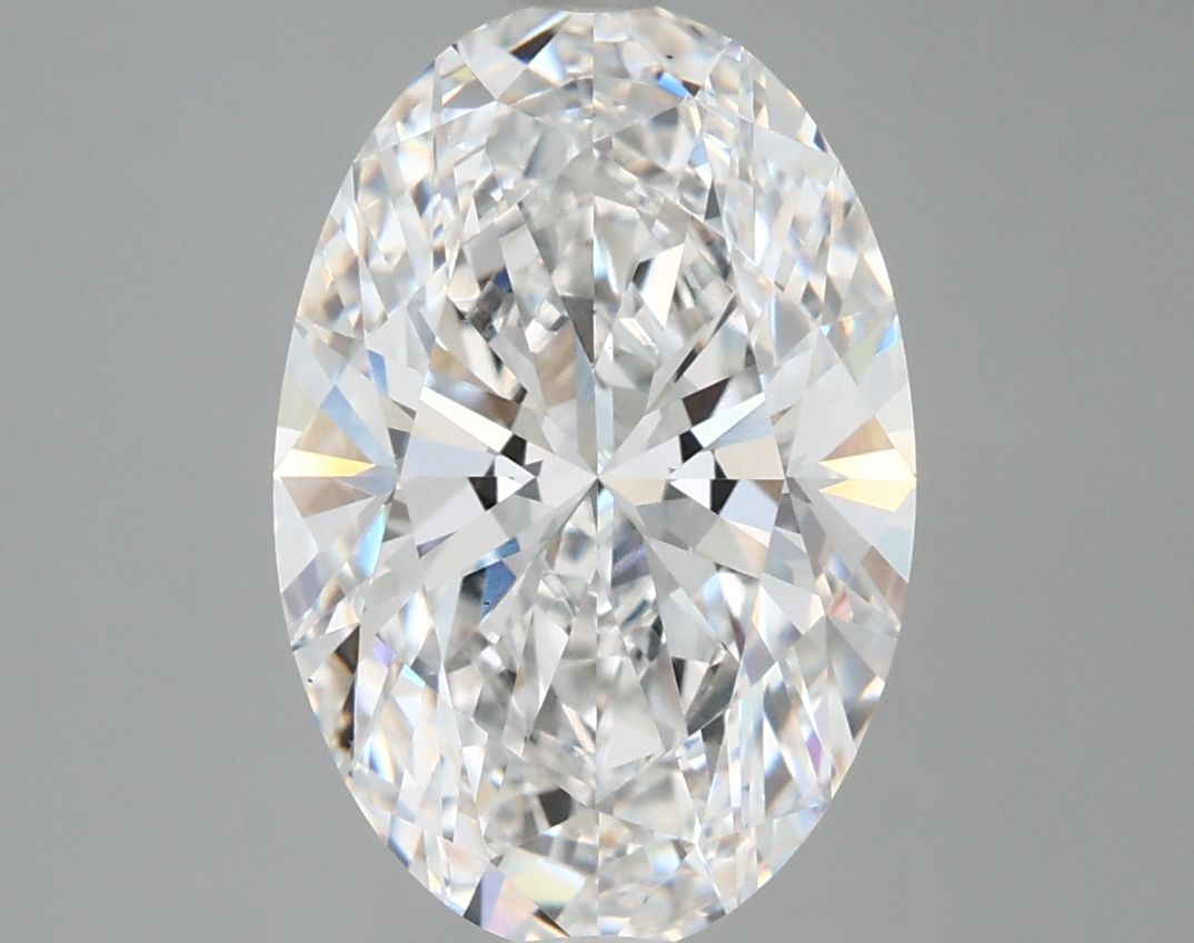 3.85 ct. oval Lab Grown Diamond front image