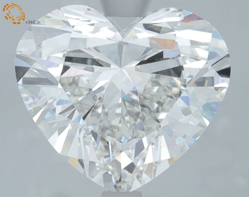 3.14 ct. heart Lab Grown Diamond front image