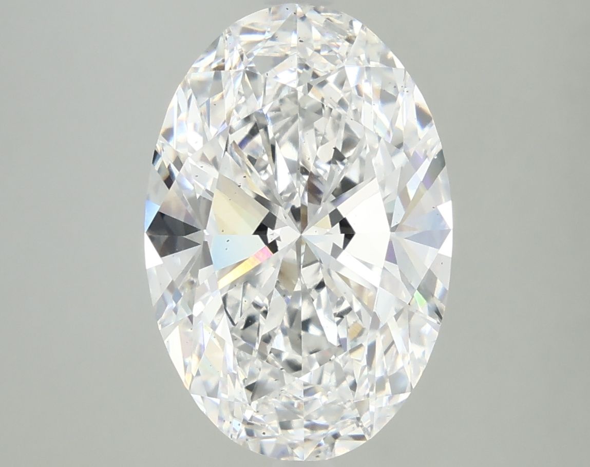 5.19 ct. oval Lab Grown Diamond front image