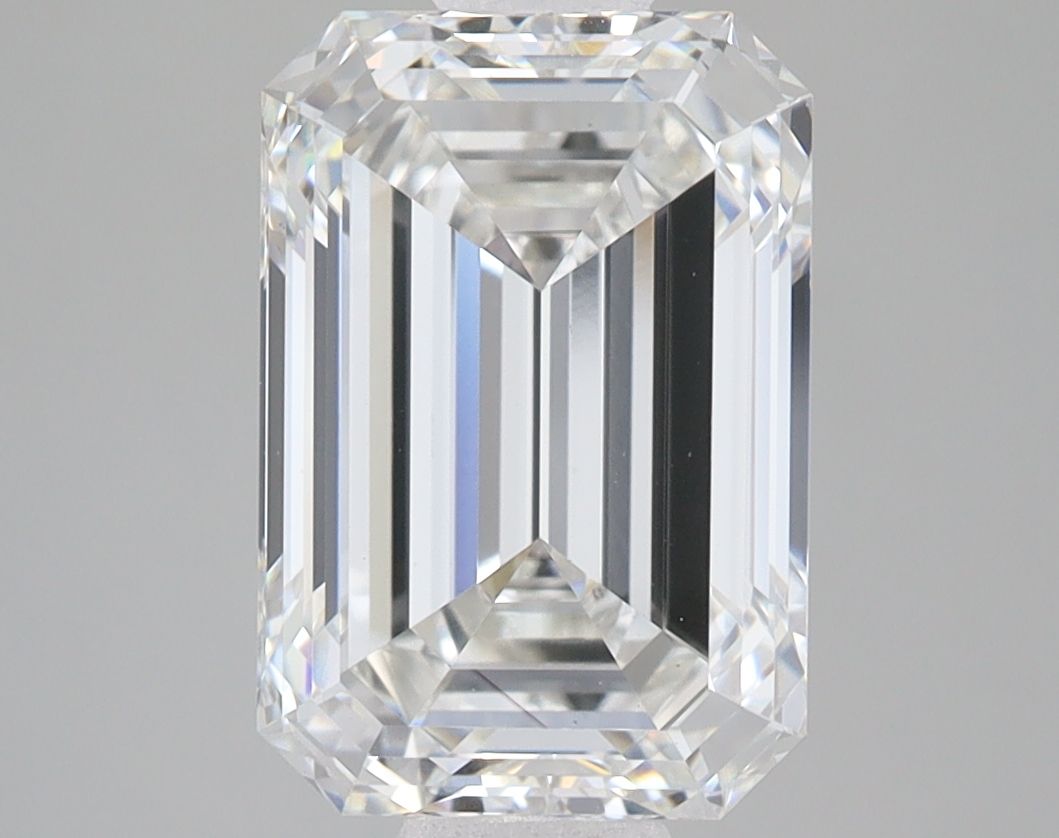 4.10 ct. emerald Lab Grown Diamond front image