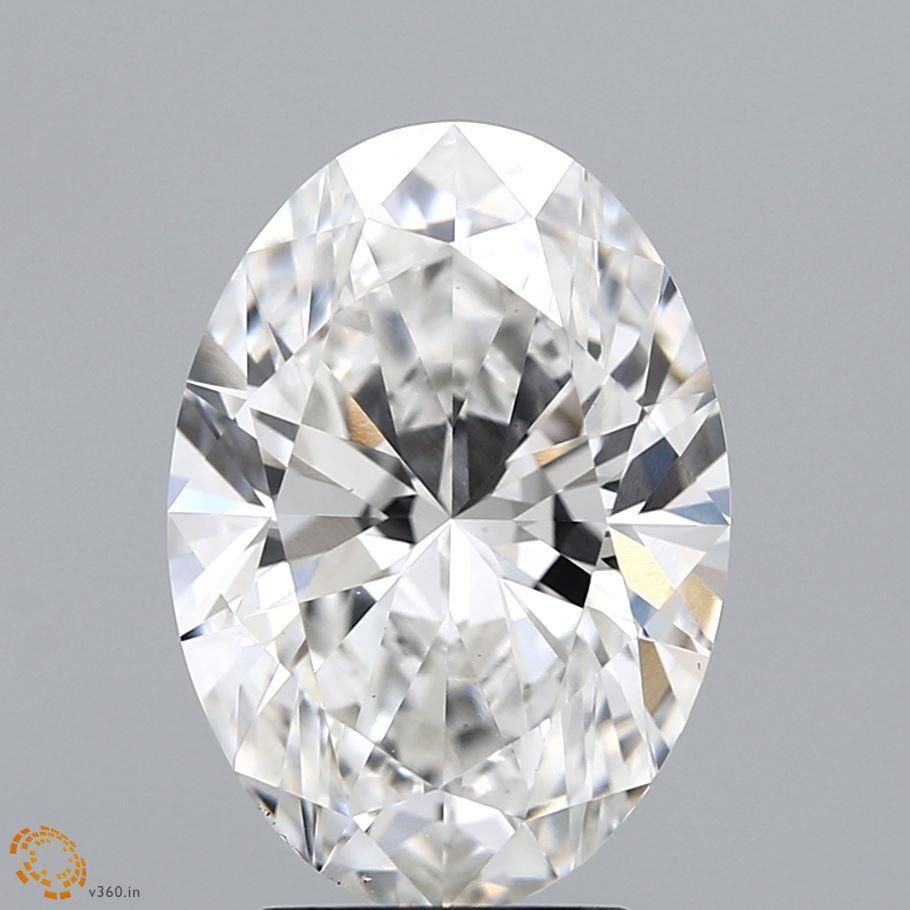 3.65 ct. oval Lab Grown Diamond front image