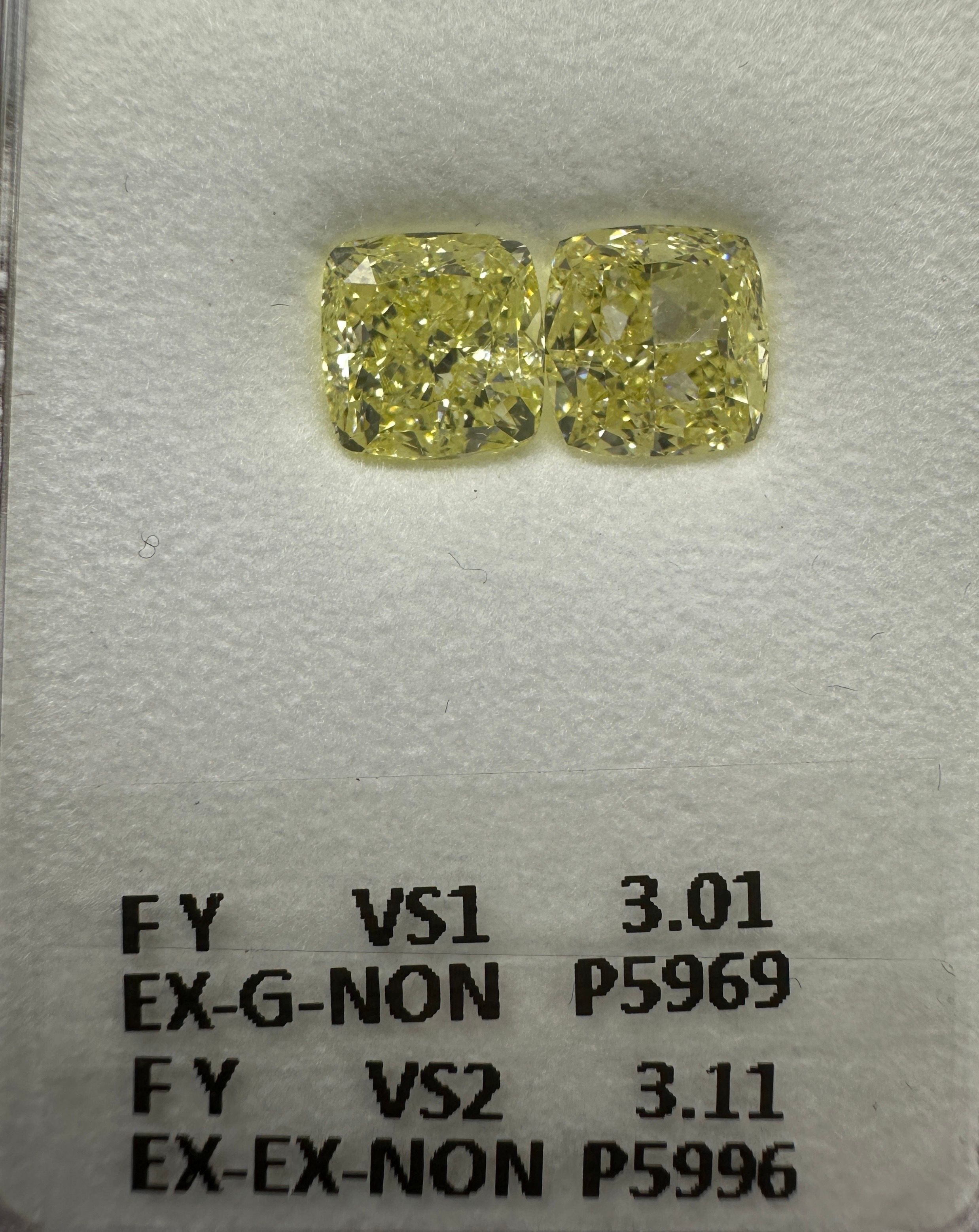3.11 ct Cushion Brilliant diamond