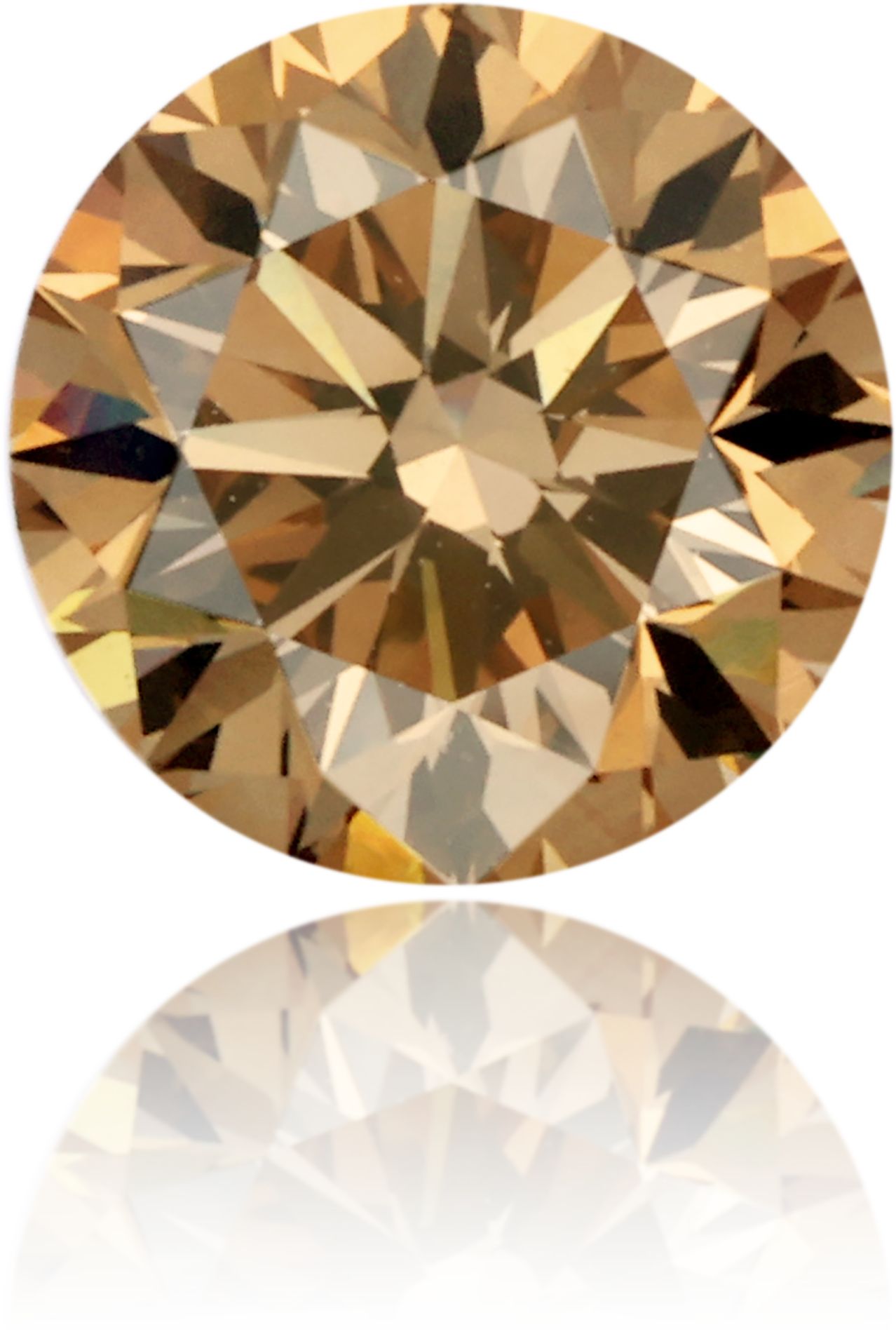Diament 0.85 ct Fancy Orangey Brown/VS1