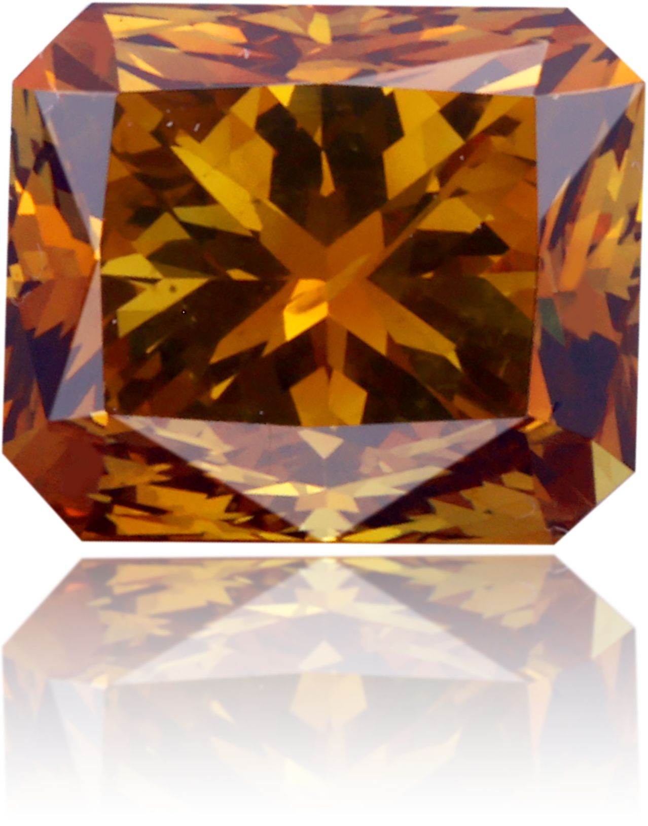 Diament 1.67 ct Fancy Deep Brownish Yellowish Orange/SI2