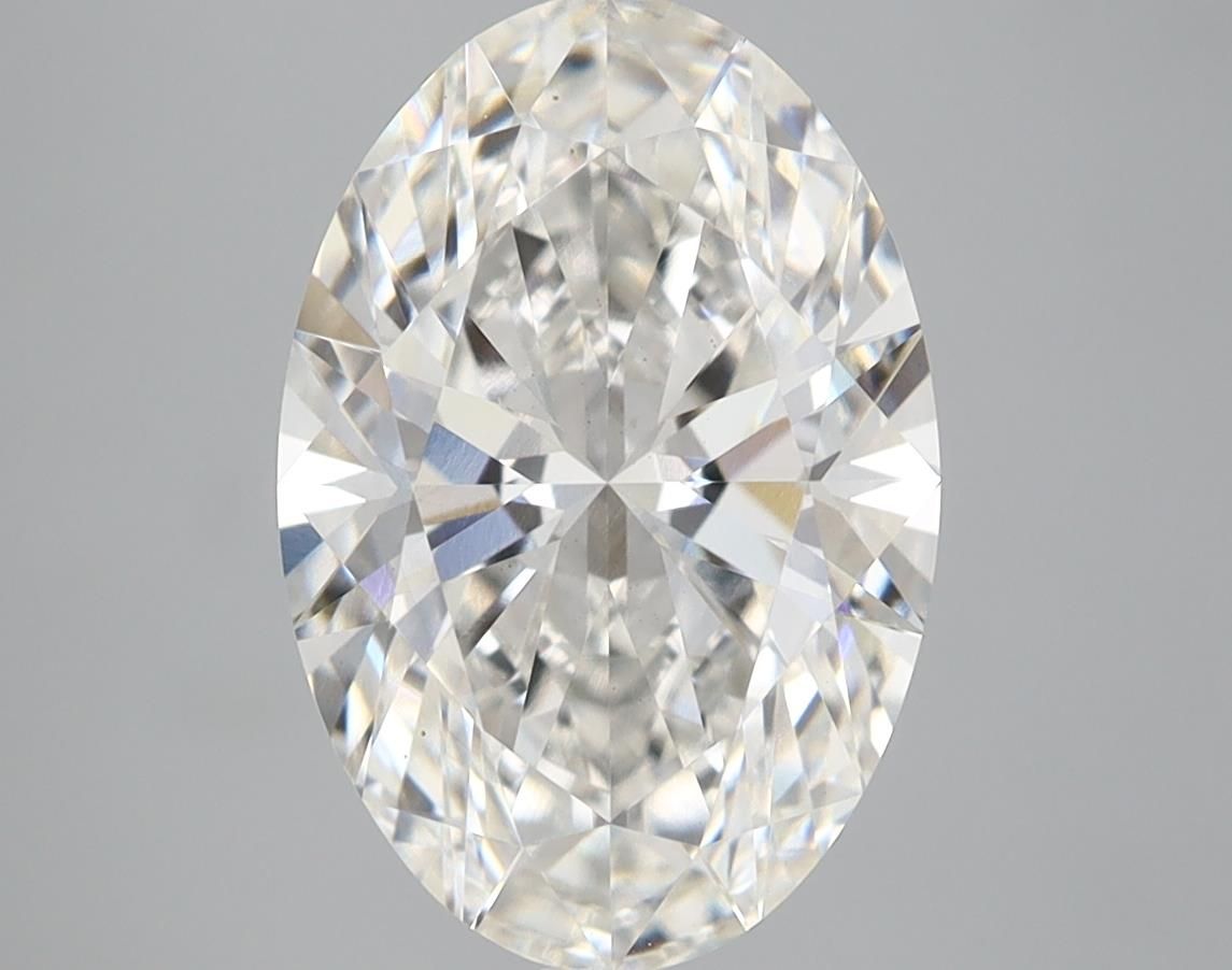 3.70 ct. oval Lab Grown Diamond front image