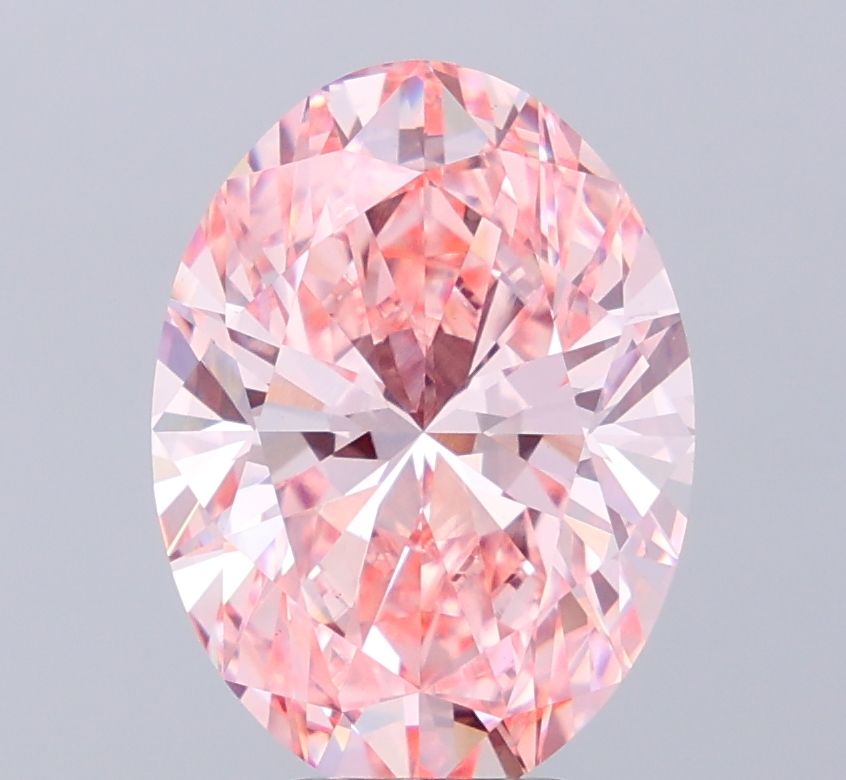 5.53 ct. oval Lab Grown Diamond front image