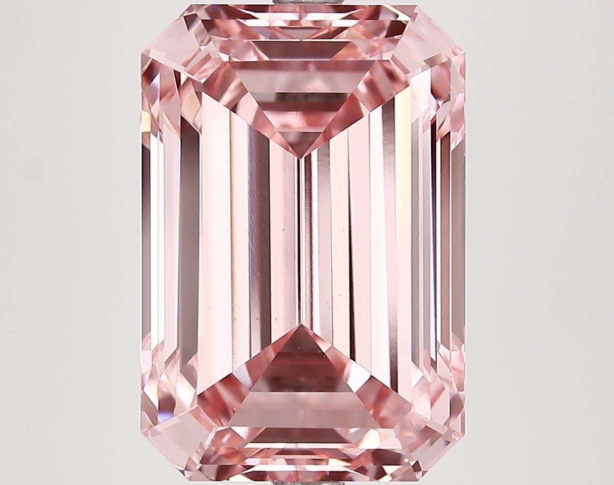 8.01 ct. emerald Lab Grown Diamond front image