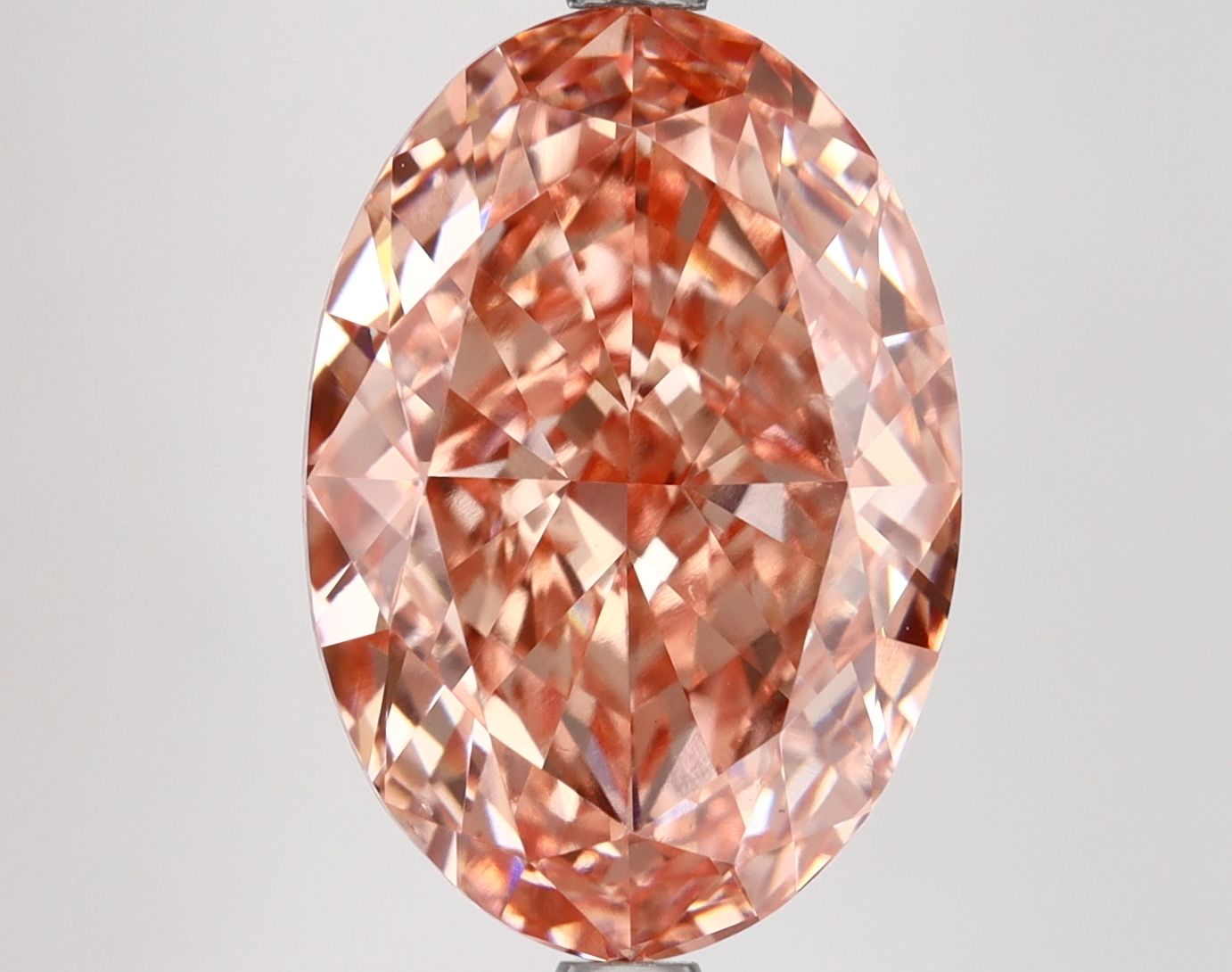 7.29 ct. oval Lab Grown Diamond front image