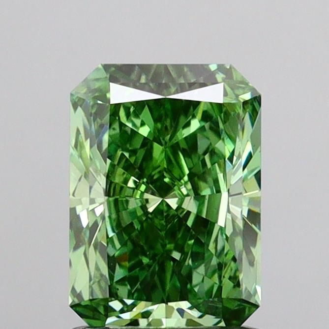 1.54 CT Fancy Vivid Green RADIANT