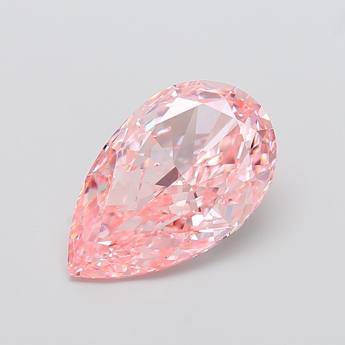 7.07 ct. pear Lab Grown Diamond front image