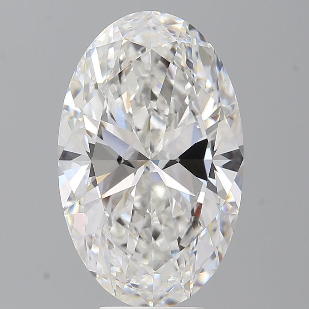 7.09 ct. oval Lab Grown Diamond front image