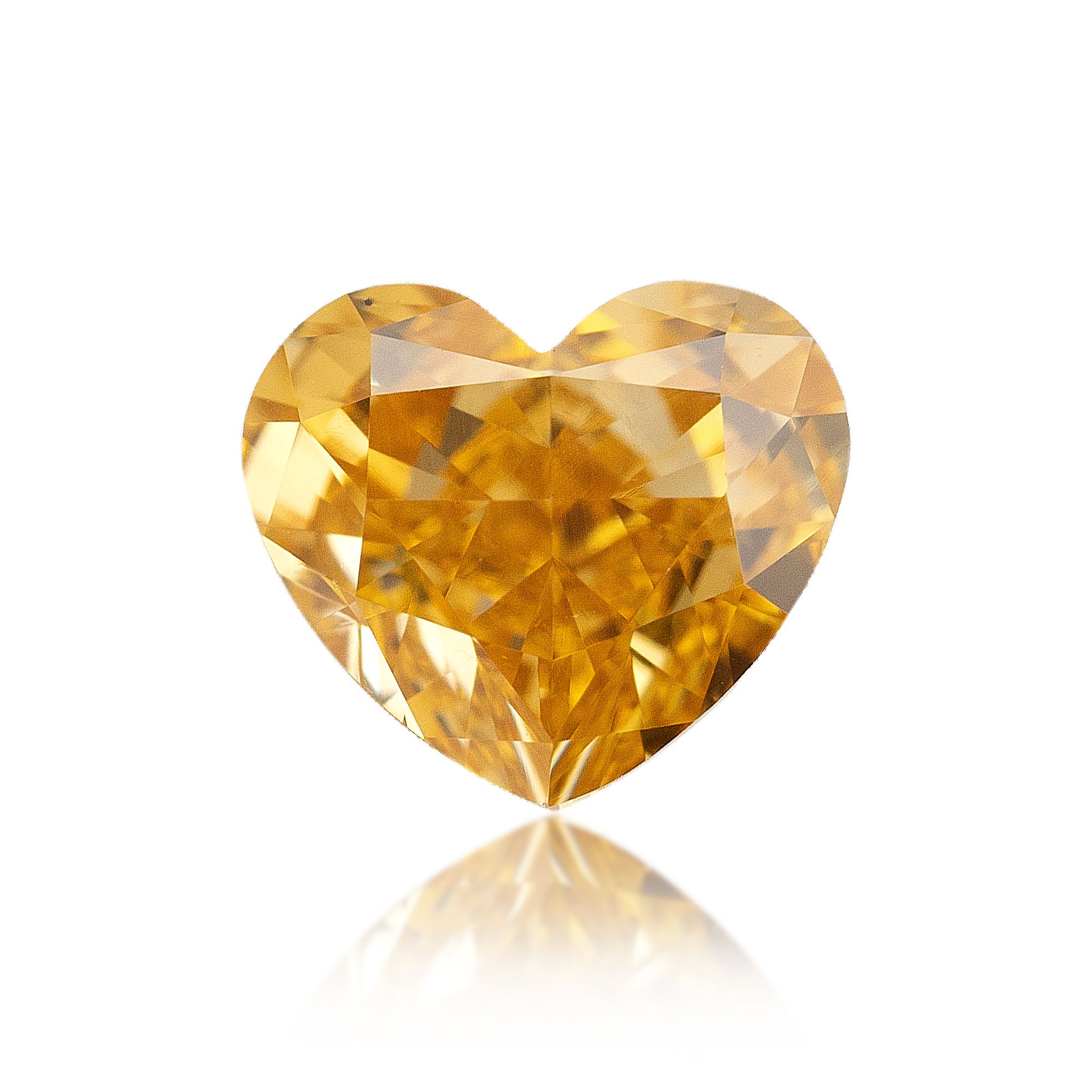 Diament 0.5 ct Fancy Intense Orange Yellow/VS2