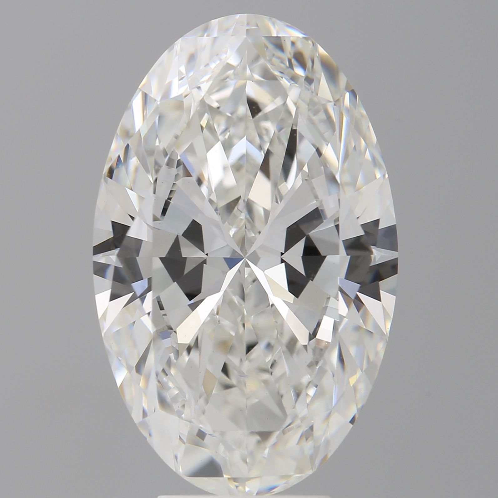 7.03 ct. oval Lab Grown Diamond front image