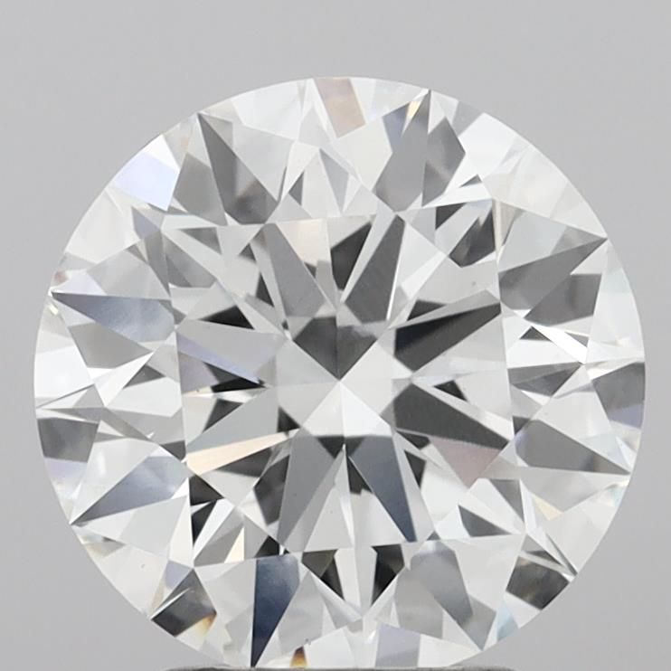 2.75 ct. round Lab Grown Diamond front image