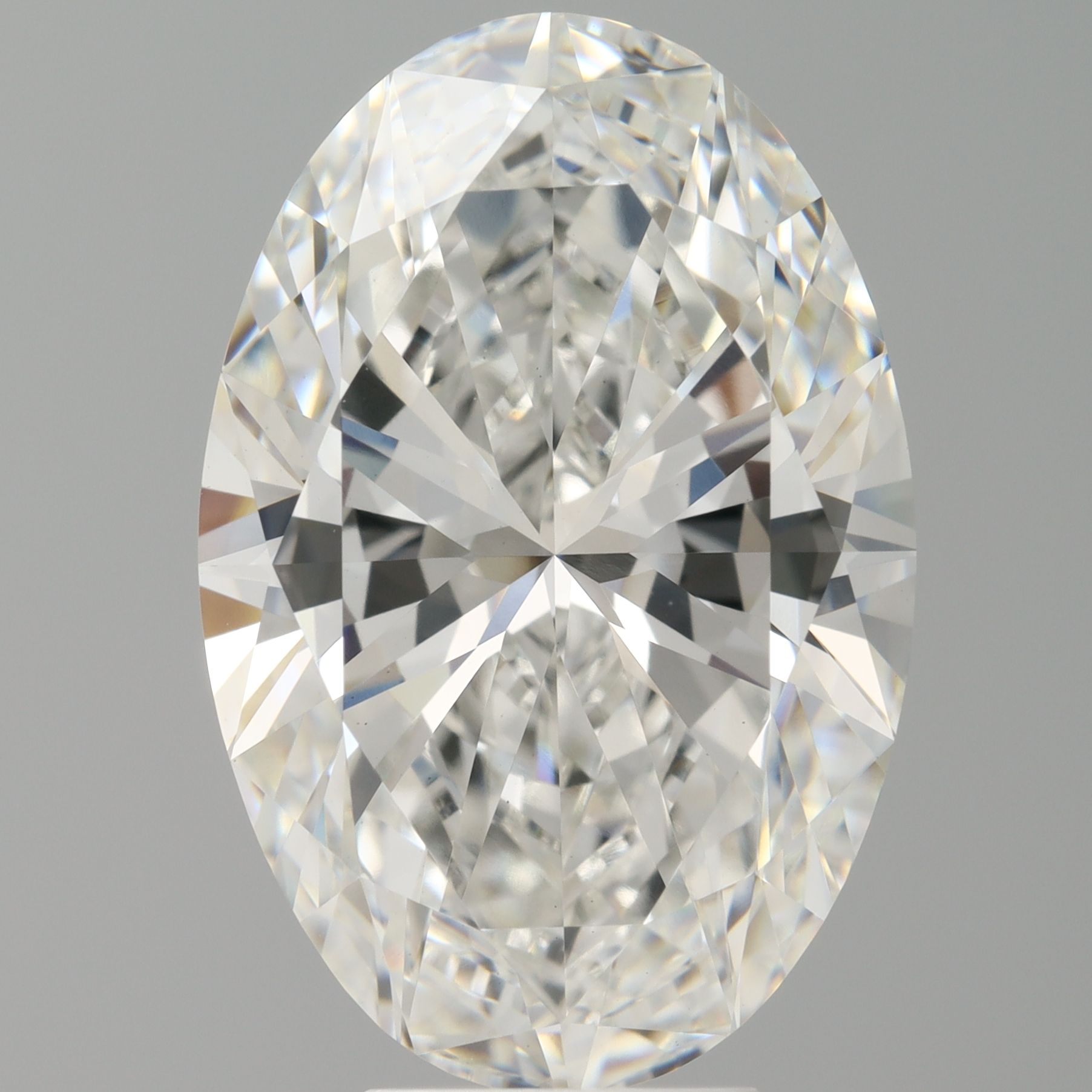 7.09 ct. oval Lab Grown Diamond front image