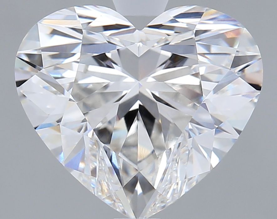 3.05 carat f VVS2 EX Cut IGI heart diamond