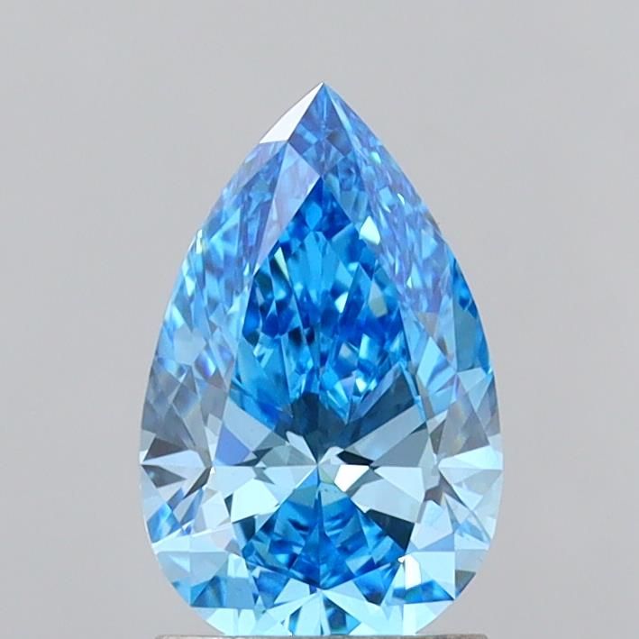 1.56 CT Fancy Vivid Blue PEAR