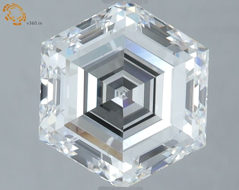 2.18 ct lab-grown Hexagonal Diamond