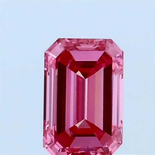 0.83 CT Fancy Vivid Pink EMERALD