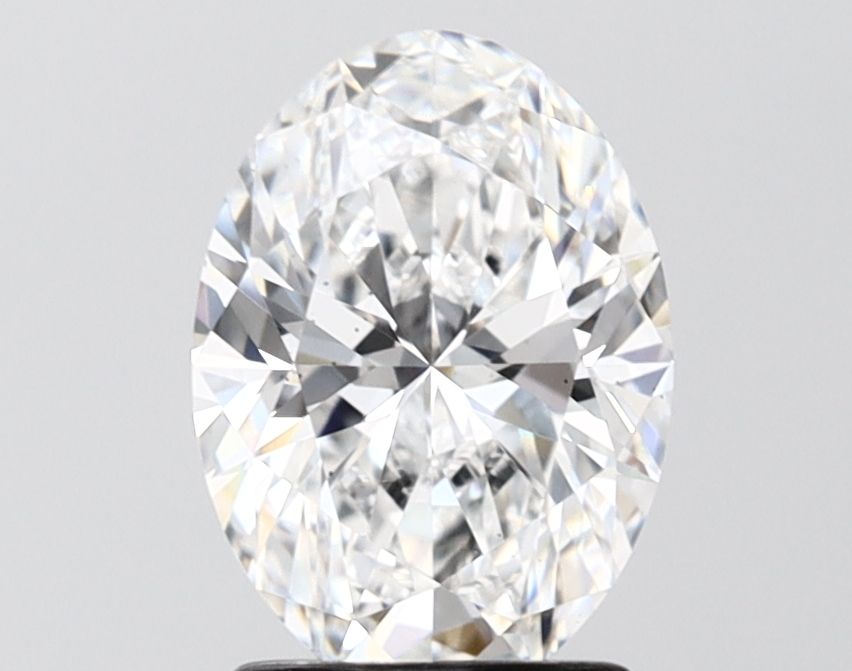 2.01 ct. oval Lab Grown Diamond front image