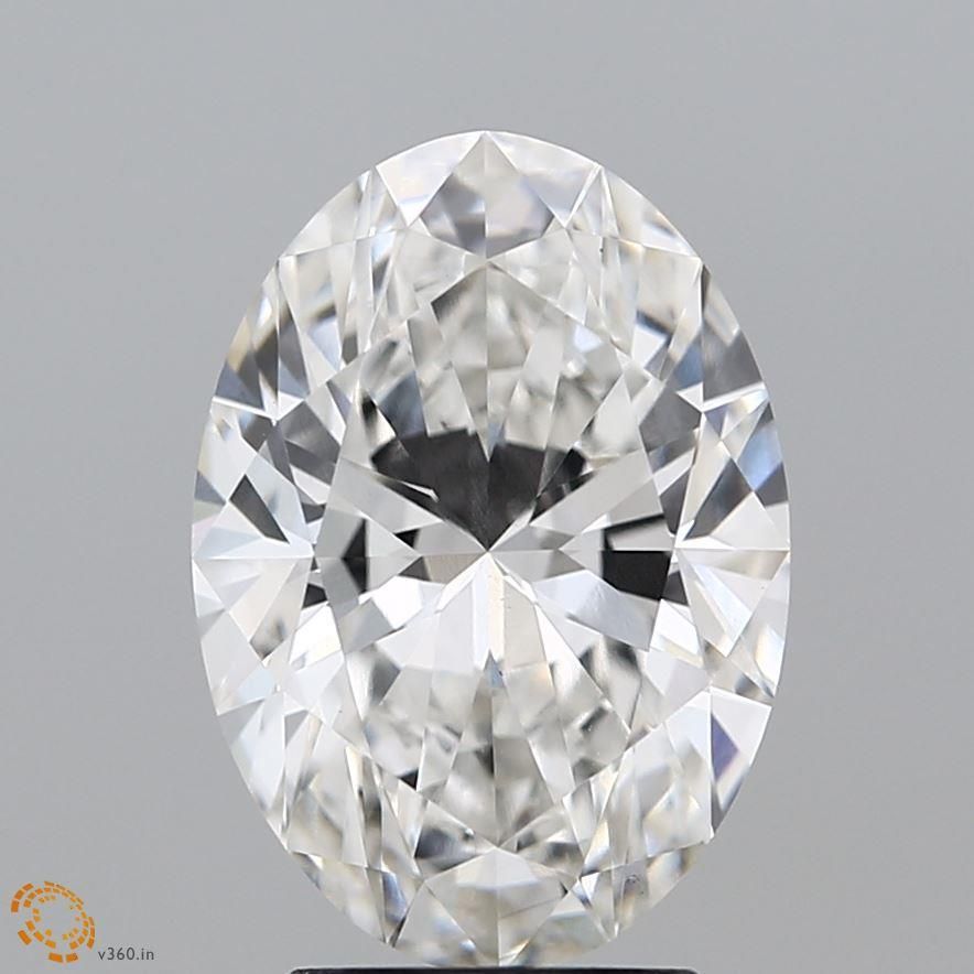 3.26 ct. oval Lab Grown Diamond front image