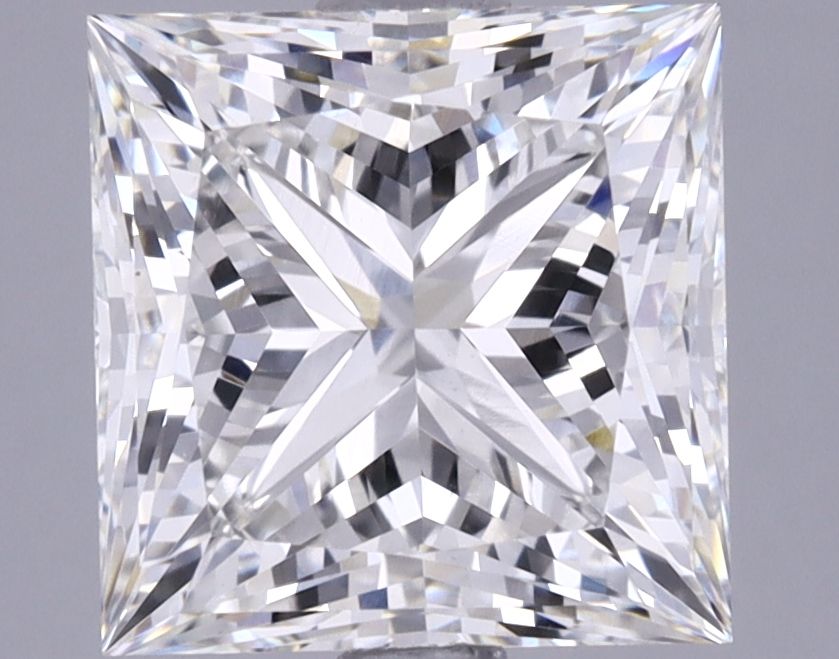 2.67 ct. princess Lab Grown Diamond front image
