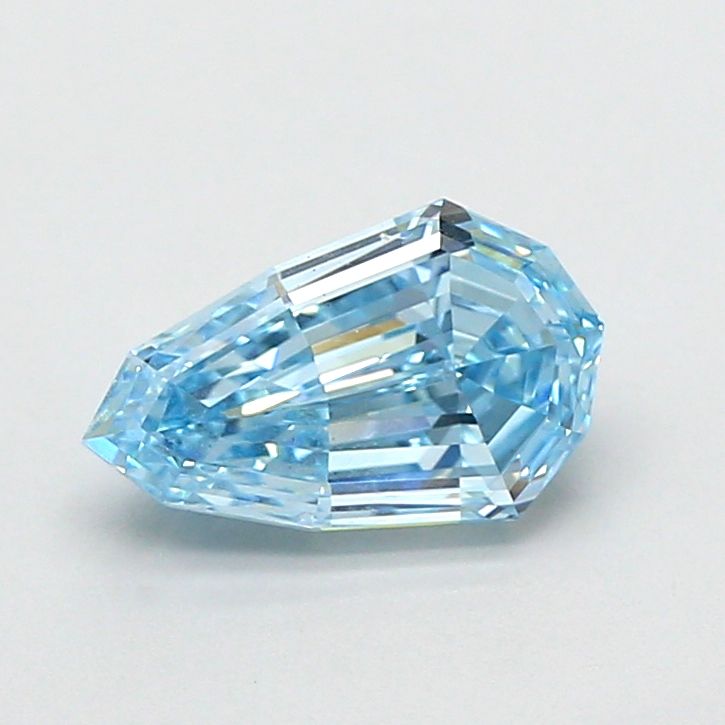 1.28 CT Fancy Vivid Blue PEAR