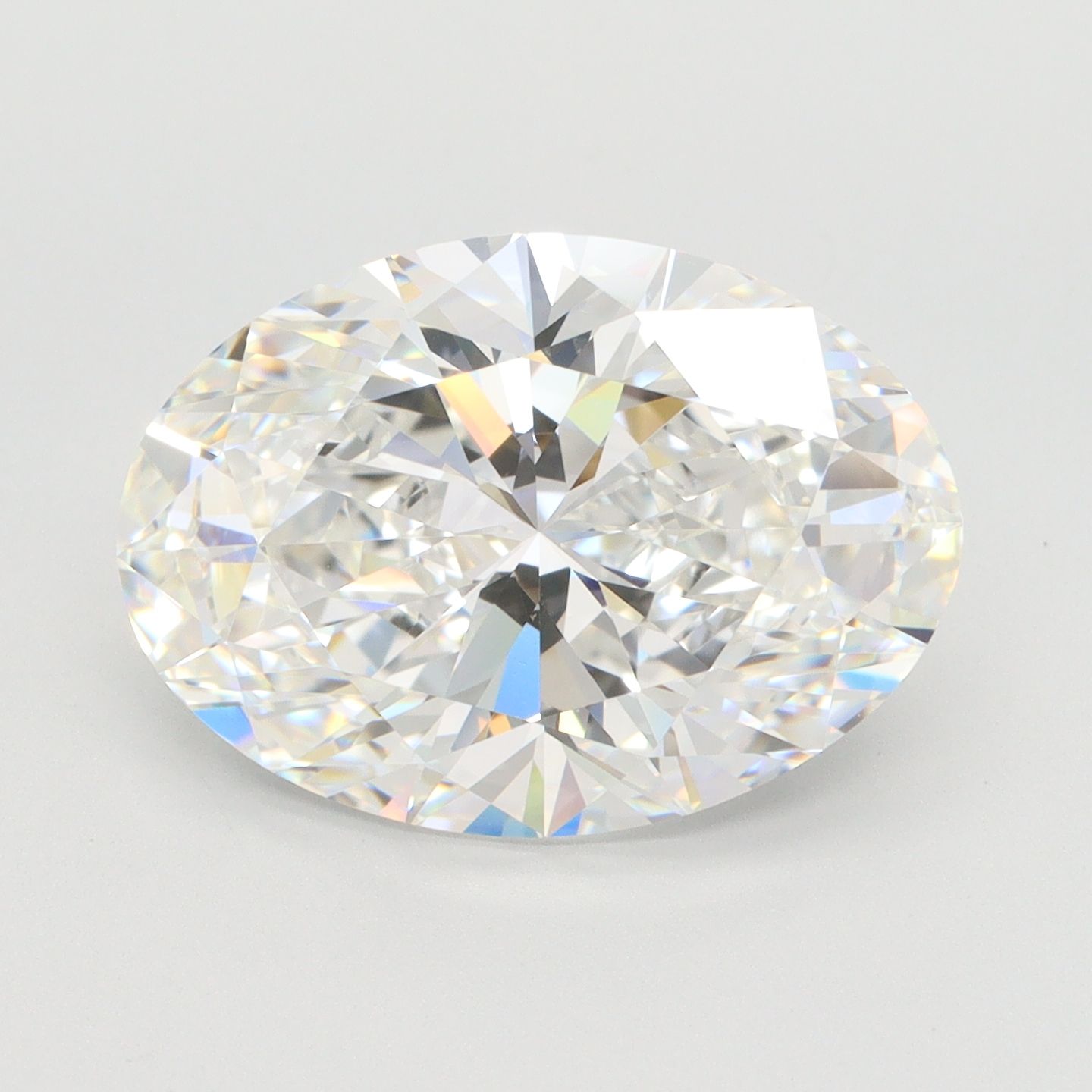 6.83 ct. oval Lab Grown Diamond front image
