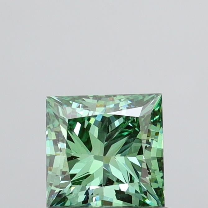 1 ct lab-grown Princess Diamond