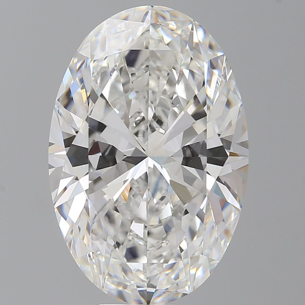 9.60 ct. oval Lab Grown Diamond front image