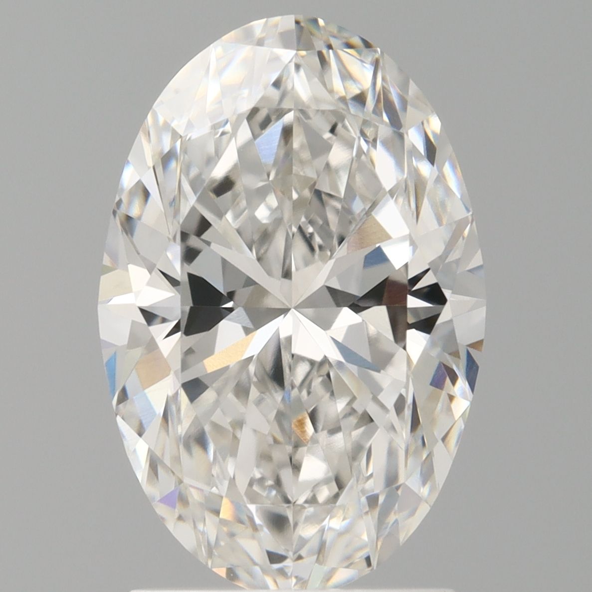2.08 ct. oval Lab Grown Diamond front image