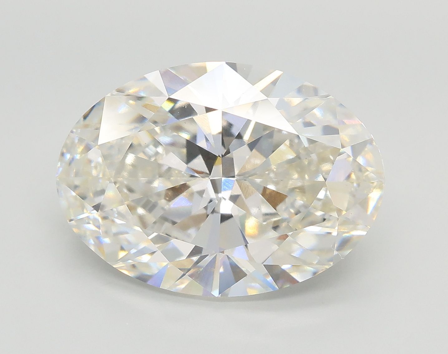 6.02 ct. oval Lab Grown Diamond front image