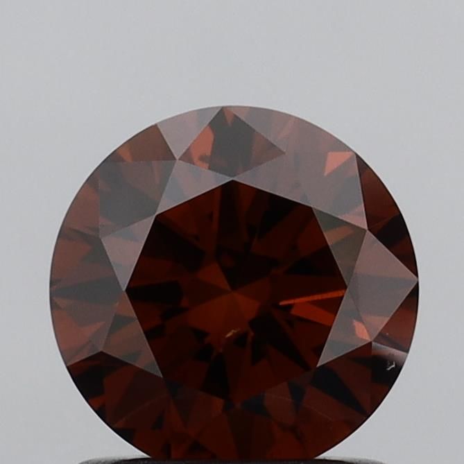 1.01 CT Fancy Deep Orangey Brown ROUND