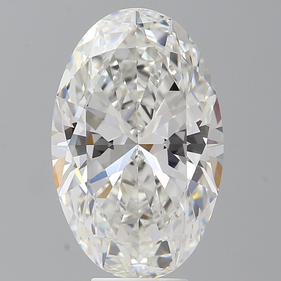 7.10 ct. oval Lab Grown Diamond front image