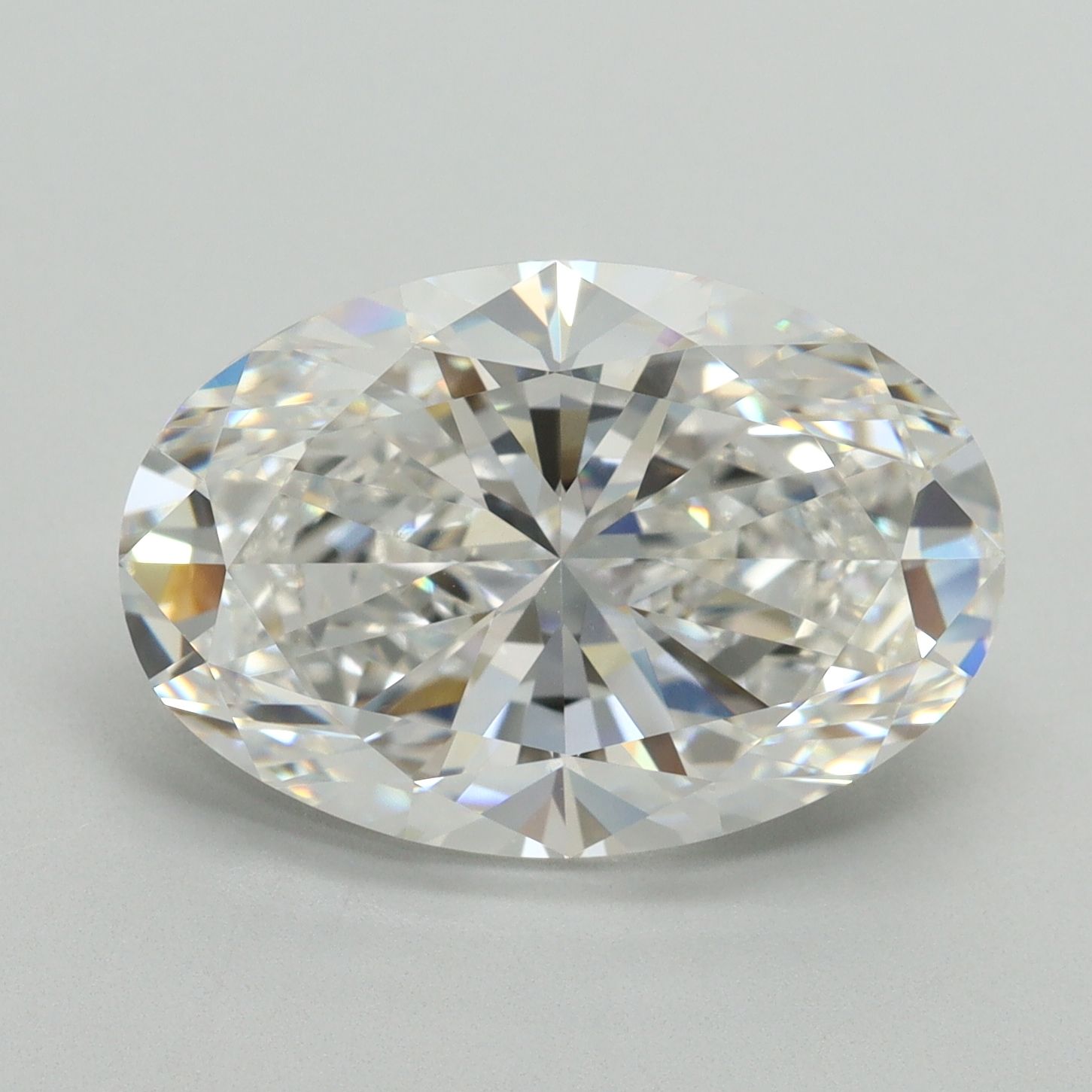 7.14 ct. oval Lab Grown Diamond front image